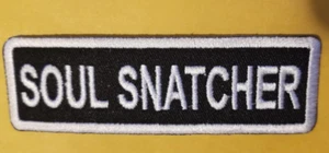 Parche bordado SOUL SNATCHER aprox. 1,25 x 4" - Imagen 1 de 2