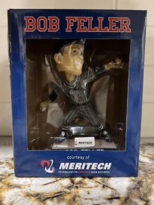 BOB FELLER Cleveland INDIANS Bobblehead Gray Jersey SGA 8/13/16 NEW - Picture 1 of 8