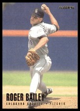 1996 Fleer #358 Roger Bailey Colorado Rockies