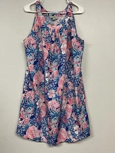 Charlie Paige Women's Dress - Sleeveless Knee Length, Size XL NWT Pink Blue - Picture 1 of 11