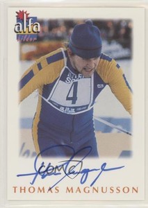 1997 Alfabilder Alfa Stars Auto /2000 Thomas Magnusson #75 Auto