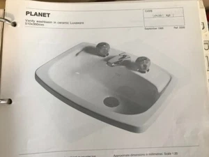 ARMITAGE SCHÜFTE PLANET MINI WASCHTISCHBECKEN IN FARBEN, OPTION WÄHLEN - Bild 1 von 12