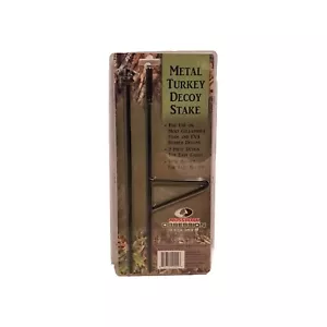 Mossy Oak Obsession Metal Turkey Hunting Decoy 2 Piece Stake - Picture 1 of 5