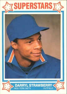 1989 (METS) Cereal Superstars #3 Darryl Strawberry