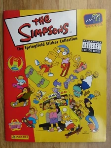 Panini The Simpsons Springfield Sticker Collection - Complete Sticker Album - Picture 1 of 21