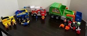 Paw Patrol Lot Chase Rubble Rocky Marshall Ryder Figures & Vehicles #3142 - Picture 1 of 5