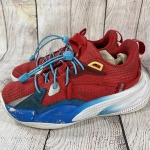 Puma Super Mario 64 Red Blue Shoes Size 5C - Picture 1 of 12