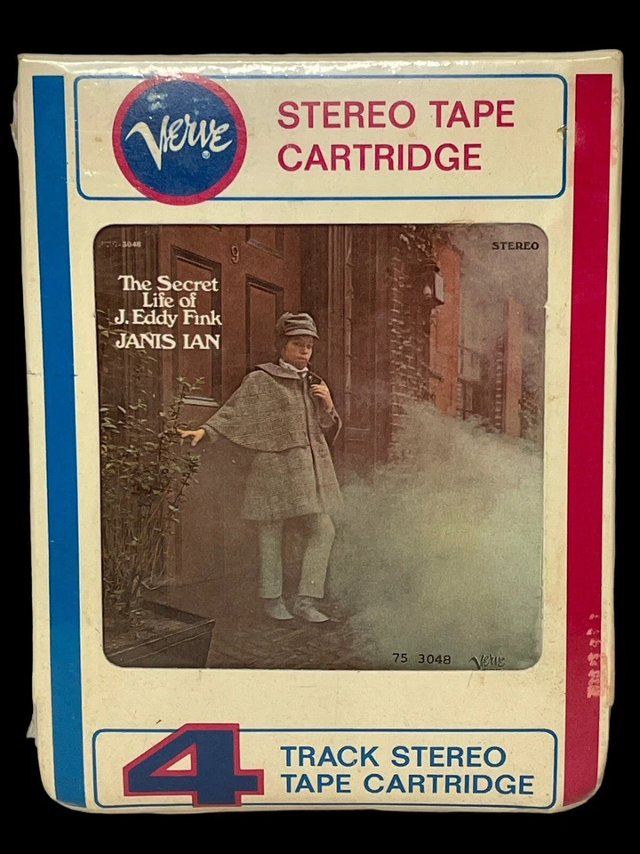 Janis Ian The Secret Life Of J. Eddy Fink 4 Track Cartridge VERVE 75-3048 NOS - Image 1 of 4