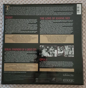 The Golden Age of German Cinema Box Set on Laser Disc - Picture 1 of 3