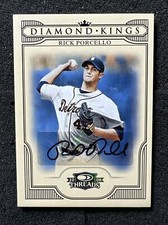 RICK PORCELLO 2008 Donruss Threads Diamond Kings Signatures /300 #DK-10