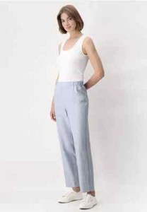 Oroblu Linen and Viscose Glamour Pants linen-blend canvas sequin thread - Picture 1 of 4