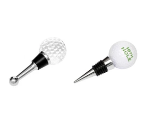 Pallina da golf tappo bottiglia fantasia vino chiusura golfista idea regalo tappo nuovo - Foto 1 di 12