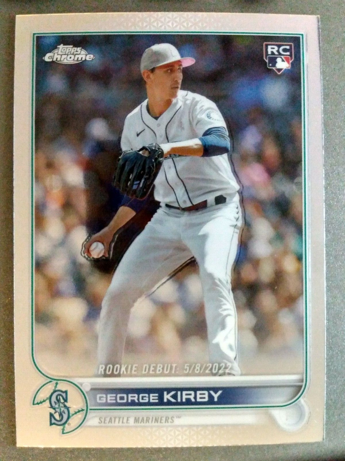 George Kirby 2022 Topps Chrome Update RC #USC101 Seattle Mariners