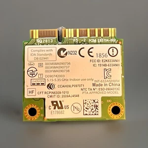 Karta WIFI DELL Latitude E6410 WLAN 622ANHMW #2178 - Zdjęcie 1 z 2
