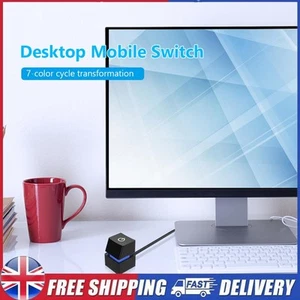 LED Light Computer Desktop Switch Motherboard External Start Power On/Off Button - Afbeelding 1 van 10