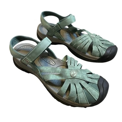 Sandalias Keen Rosa Mujer 10M EU 40.5 Verde Correas Ajustables Acolchadas Senderismo Foto 1 de 4