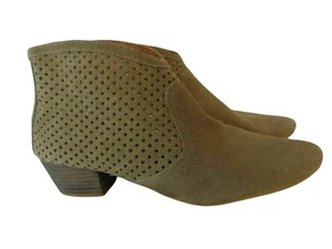 SixtySeven Sofia hellbraune Wildleder Stiefeletten Booties US 10 EUR 41 Reißverschluss Sixty Seven - Bild 1 von 12