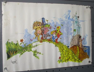 1975 VAUGHN BODE' Cheech Wizard of OZ POSTER 19.5"x27.75" CM4758 - Picture 1 of 6