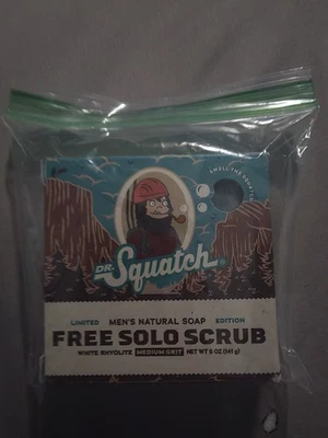 Dr Squatch Free Solo Scrub 5 Oz Bricc.  - Image 1 of 2