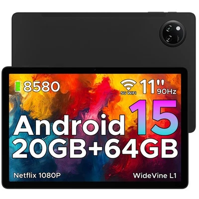 DOOGEE Tab A9+ Android 15 Tablet 11 inch Tablet with 90Hz,8580mAh 20GB+64GB 2025 - Image 1 of 4