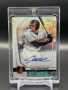 2020 Bowman Sterling Adley Rutschman Prospect Speckle Refractor Auto /99 - Picture 1 of 2