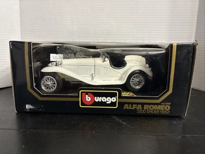 Burago 3008 Alfa Romeo 2300 Spider 1932 Diecast Model Car 1/18 Scale - Image 1 of 4