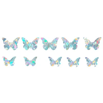  10 Sheets Colour Stickers Lifelike Butterflies Hummingbirds Alert - Image 1 of 4