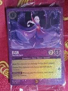 Elsa The Fifth Spirit 6/P3 Glitter Foil SEALED Promo Disney Lorcana TCG wrapped - Picture 1 of 1