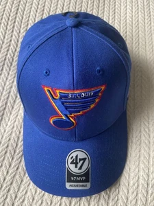 ST. LOUIS BLUES NHL MVP ROYAL HOCKEY LEGEND STRAPBACK HAT CAP NEW! '47 BRAND - Bild 1 von 4