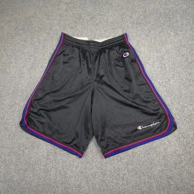 Champion Shorts Mens SMALL Black Basketball sportswear mesh script logo Size S - image 1 of 4