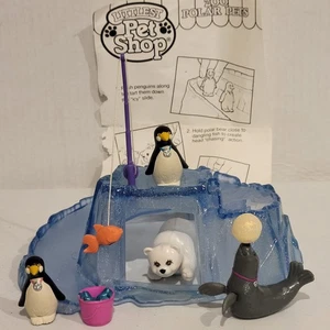 De colección Littlest Pet Shop Zoo Polar Pets Kenner 1993 Completo - Imagen 1 de 6