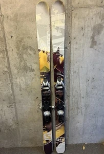 Salomon Q105 rockered powder skis, 174cm + Salomon STH13 WTR adjustable bindings - Picture 1 of 6