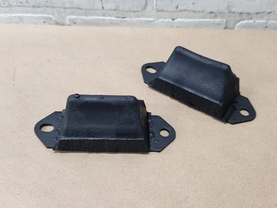 JEEP CJ 1976-86 Factory FRONT Axle Bumper Pair -- CJ5 CJ7 CJ8 - Image 1 of 4