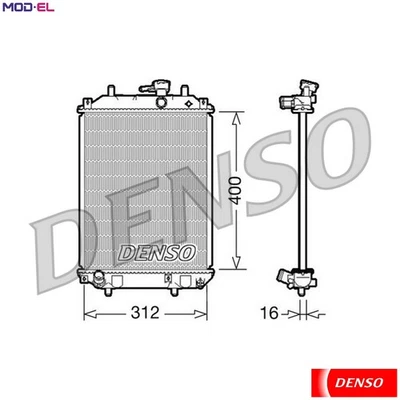 RADIATOR ENGINE COOLING DRM35002 FORRADIATOR ENGINE COOLING DRM35002 FOR DAIHATS - Image 1 of 4