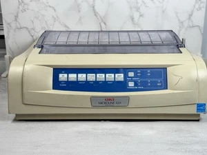 Oki Microline 420 Dot Matrix 9-Pin Printer Untested For Parts / Repair - Picture 1 of 12