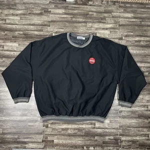 Vintage Coca Cola Pullover Windbreaker Jacke Schwarz CL USA Made Casual Vintage 90er - Bild 1 von 8