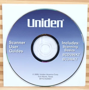 Uniden BC346XT Scanner REPLACEMENT PART Scanner User Guide PC CD Disc - Picture 1 of 1