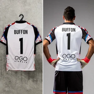 CAMISETA DE FUTBOL DE PORTERO PARMA 2021 2022 #1 CAMISETA BUFFON ERREA TALLA M - Imagen 1 de 11