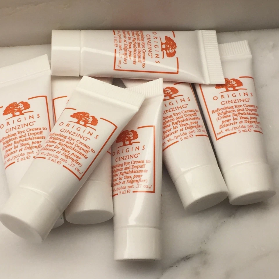 15 ORIGINS GinZing Eye Refreshing Cream Brighten and Depuff .17 oz  15 pack New - Image 1 of 4