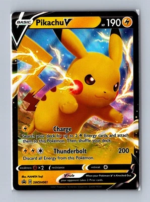 SWSH: Sword & Shield Promo Cards #SWSH061 Pikachu V - Image 1 of 2