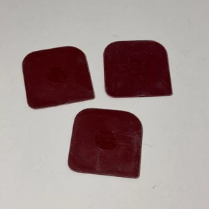 3 Haus & Garten Party Kastanienbraun Schaber für Steinzeug Gusseisen Töpfe Pfannen 2,25" qm - Bild 1 von 4