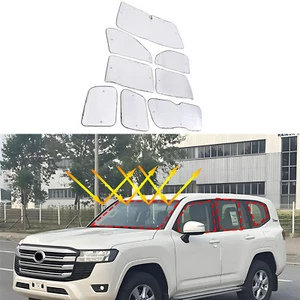 Outdoor Full Window Sunshade Kit UV Block Sunvisor For Toyota Land Cruiser 2022+ - Picture 1 of 10