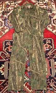 Winchester Vintage Trebark Camo Coveralls Made In The USA Men's Size Medium - Picture 1 of 11