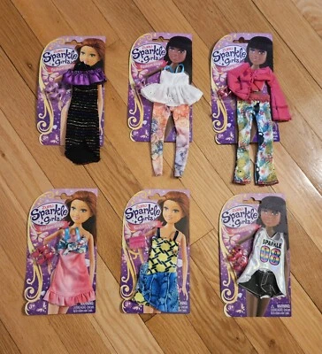 NEW Barbie/Sparkle Girlz 12pc 11.5" Doll Clothing Outfit Sets & Accessories