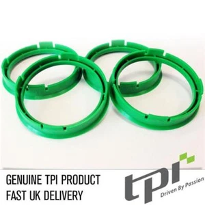 TPI Alloy Wheel Hub Rings Spigot Location Spacers 60.1 - 57.1 - Imagen 1 de 2