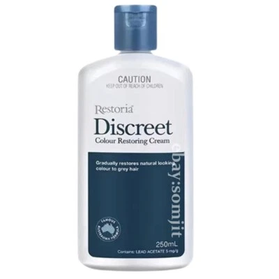 Restoria Discreet Color Cabello Crema Restauradora Cabello Gris a Negro Unisex 250 ml. Foto 1 de 4