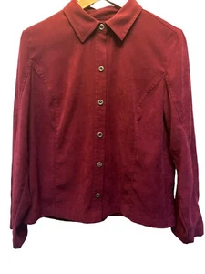 Chaqueta borgoña de manga larga de Christopher & Banks talla L - Imagen 1 de 6