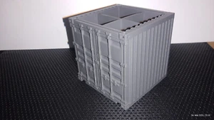 IDEAL ALS GESCHENK! 3D Druck Schreibtischorganizer Stifthalter Überseecontainer - Bild 1 von 5