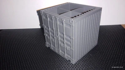 IDEAL ALS GESCHENK! 3D Druck Schreibtischorganizer Stifthalter Überseecontainer - Bild 1 von 4