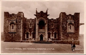 Scottish National War Memorial Edinburgh Castle RPPC - Picture 1 of 2
